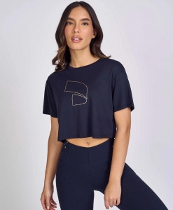 T-Shirt Skin Fit Cropped Simbolo